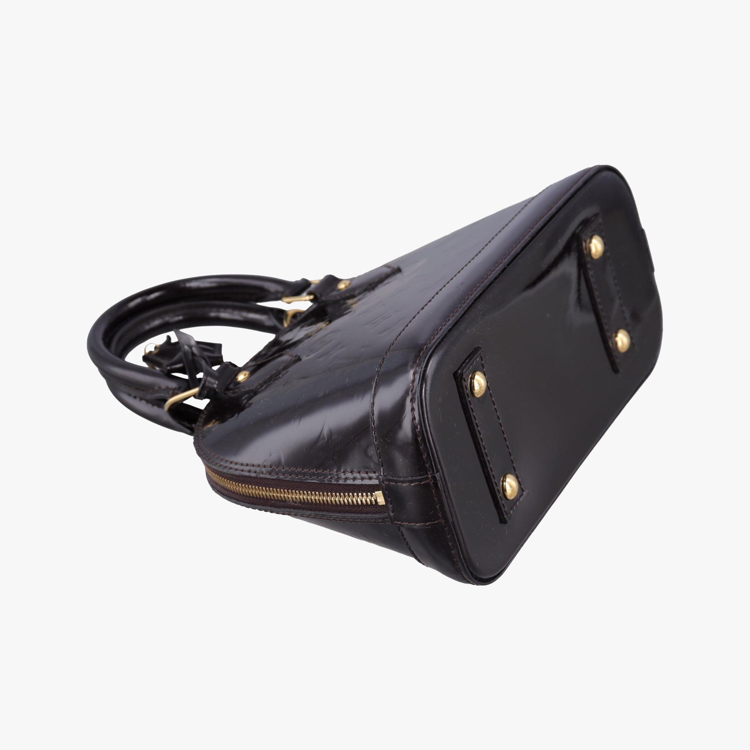 Secondhand Louis Vuitton Alma BB Amarante Vernis M91678 shoulderbag | stylenewstar
