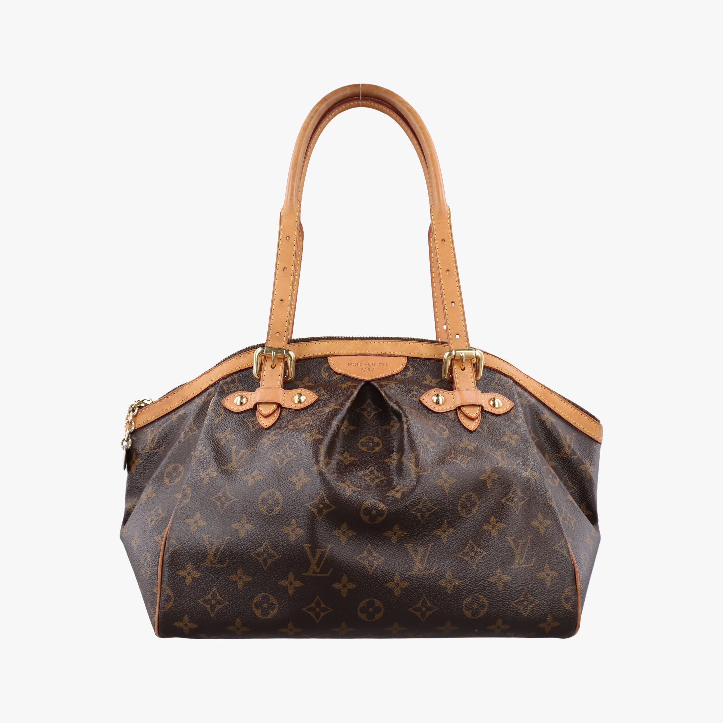 Pre-owned Louis Vuitton TIVOLI GM Brown Monogram Canvas M40144 handbag | stylenewstar