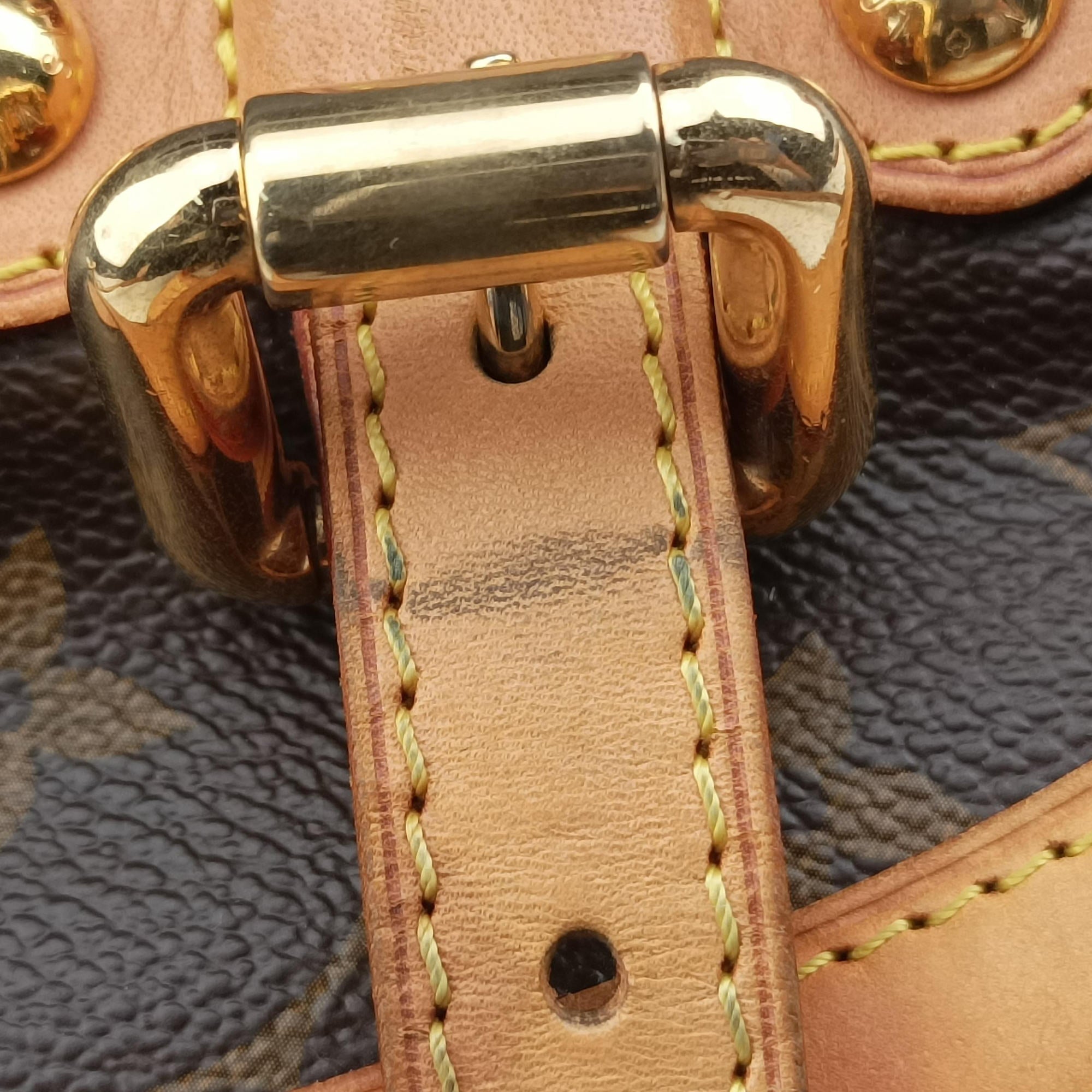 Pre-owned Louis Vuitton TIVOLI GM Brown Monogram Canvas M40144 handbag | stylenewstar