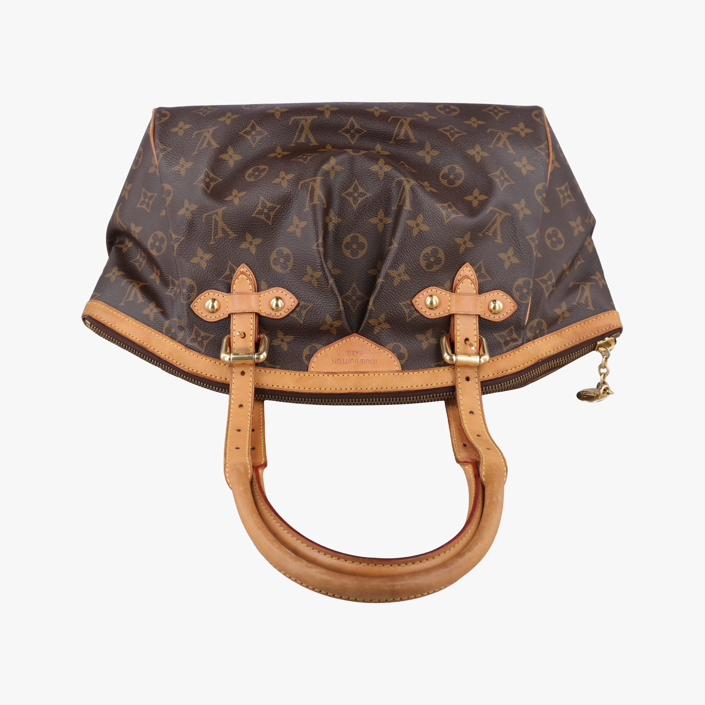 Pre-owned Louis Vuitton TIVOLI GM Brown Monogram Canvas M40144 handbag | stylenewstar