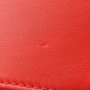 Secondhand Celine Luggage Mini Shopper Orange Leather  handbag | stylenewstar