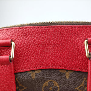 Vintage Louis Vuitton RETIRO PM brown×CERISE Monogram Canvas×calf leather M40546 shoulderbag | stylenewstar