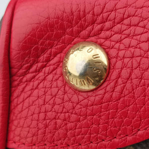 Vintage Louis Vuitton RETIRO PM brown×CERISE Monogram Canvas×calf leather M40546 shoulderbag | stylenewstar