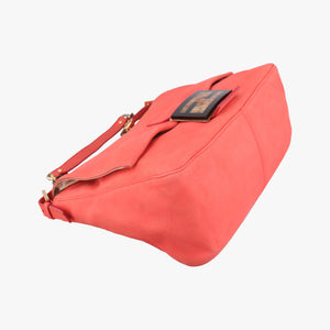 Pre-owned Fendi Big Mamma Forever Flap Orange Leather 8BR638 shoulderbag | stylenewstar
