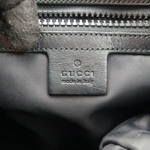 Pre-owned Gucci Embroidered Tiger Web Sherry Line Black×Multicolour canvas 429037 backpack/rucksack | stylenewstar