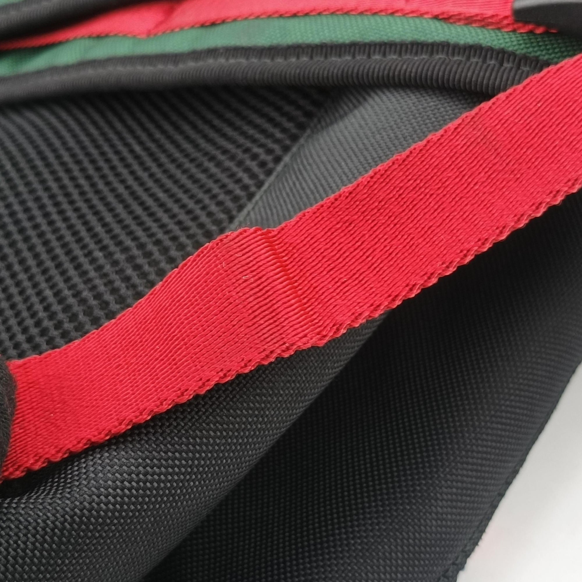 Pre-owned Gucci Embroidered Tiger Web Sherry Line Black×Multicolour canvas 429037 backpack/rucksack | stylenewstar