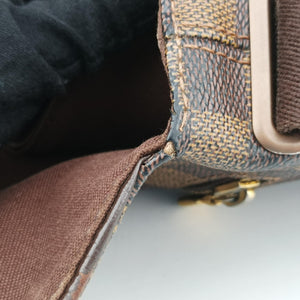 Pre-owned Louis Vuitton BROOKLYN MM EBENE Damier Canvas N51211 shoulderbag | stylenewstar