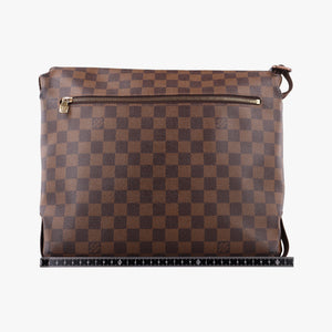 Pre-owned Louis Vuitton BROOKLYN MM EBENE Damier Canvas N51211 shoulderbag | stylenewstar