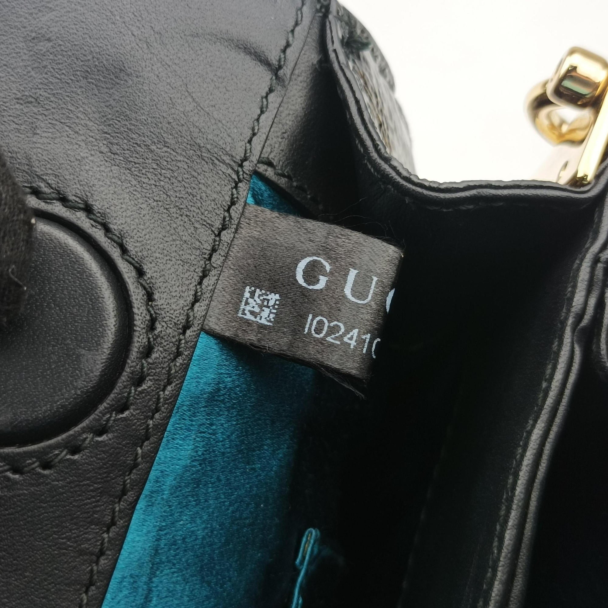 Pre-owned Gucci Ophidia Green×black×red Suede×leather 503877 shoulderbag | stylenewstar