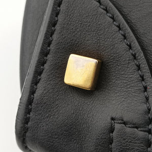 Pre-owned Celine Luggage Mini Shopper Black Leather  handbag | stylenewstar