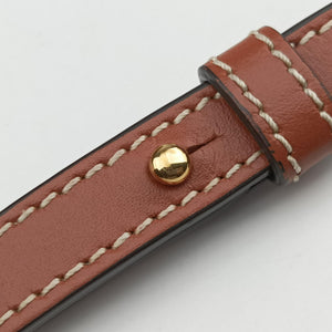 Pre-owned Celine Oval Purse Cuir Triomphe Brown Leather  shoulderbag | stylenewstar