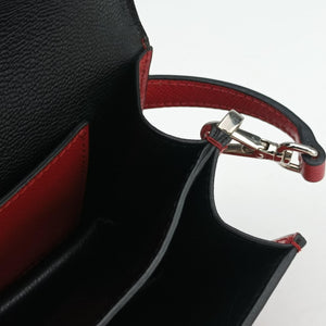 Pre-owned Prada Sound Lock Red SAFFIANO Leather BN0924 shoulderbag | stylenewstar
