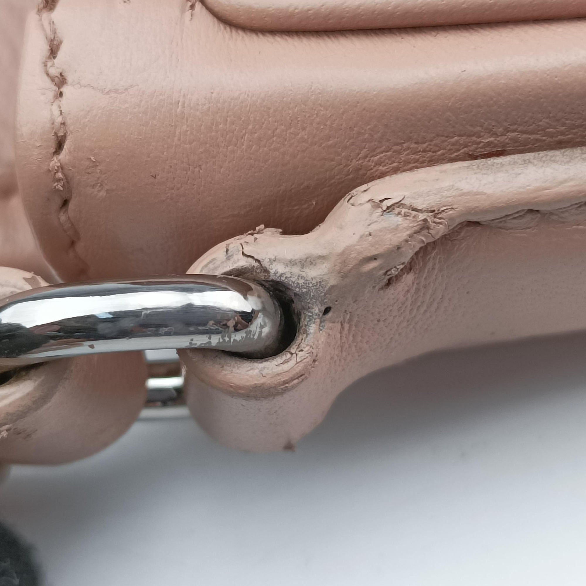 Pre-owned Prada Sound Flap Pink lambskin  shoulderbag | stylenewstar