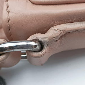 Pre-owned Prada Sound Flap Pink lambskin  shoulderbag | stylenewstar