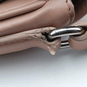 Pre-owned Prada Sound Flap Pink lambskin  shoulderbag | stylenewstar