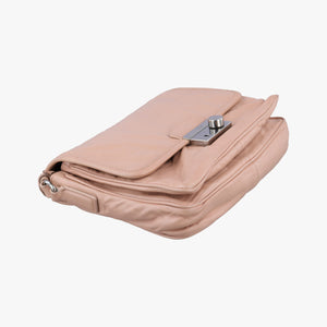 Pre-owned Prada Sound Flap Pink lambskin  shoulderbag | stylenewstar