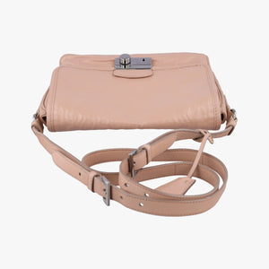 Pre-owned Prada Sound Flap Pink lambskin  shoulderbag | stylenewstar