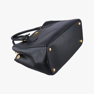 Pre-owned Prada Galleria Black SAFFIANO Leather BN2274 shoulderbag | stylenewstar