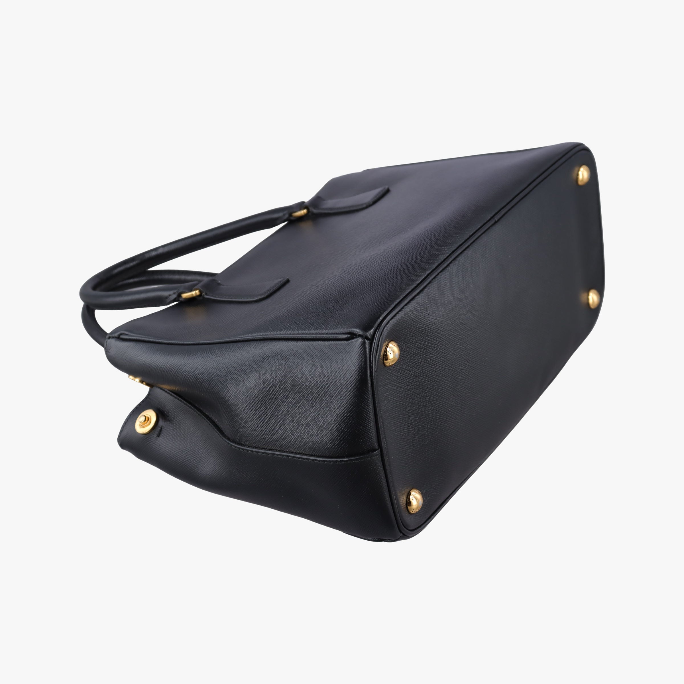 Pre-owned Prada Galleria Black SAFFIANO Leather BN2274 shoulderbag | stylenewstar