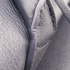 Pre-owned Ferragamo hug Navy leather  shoulderbag | stylenewstar