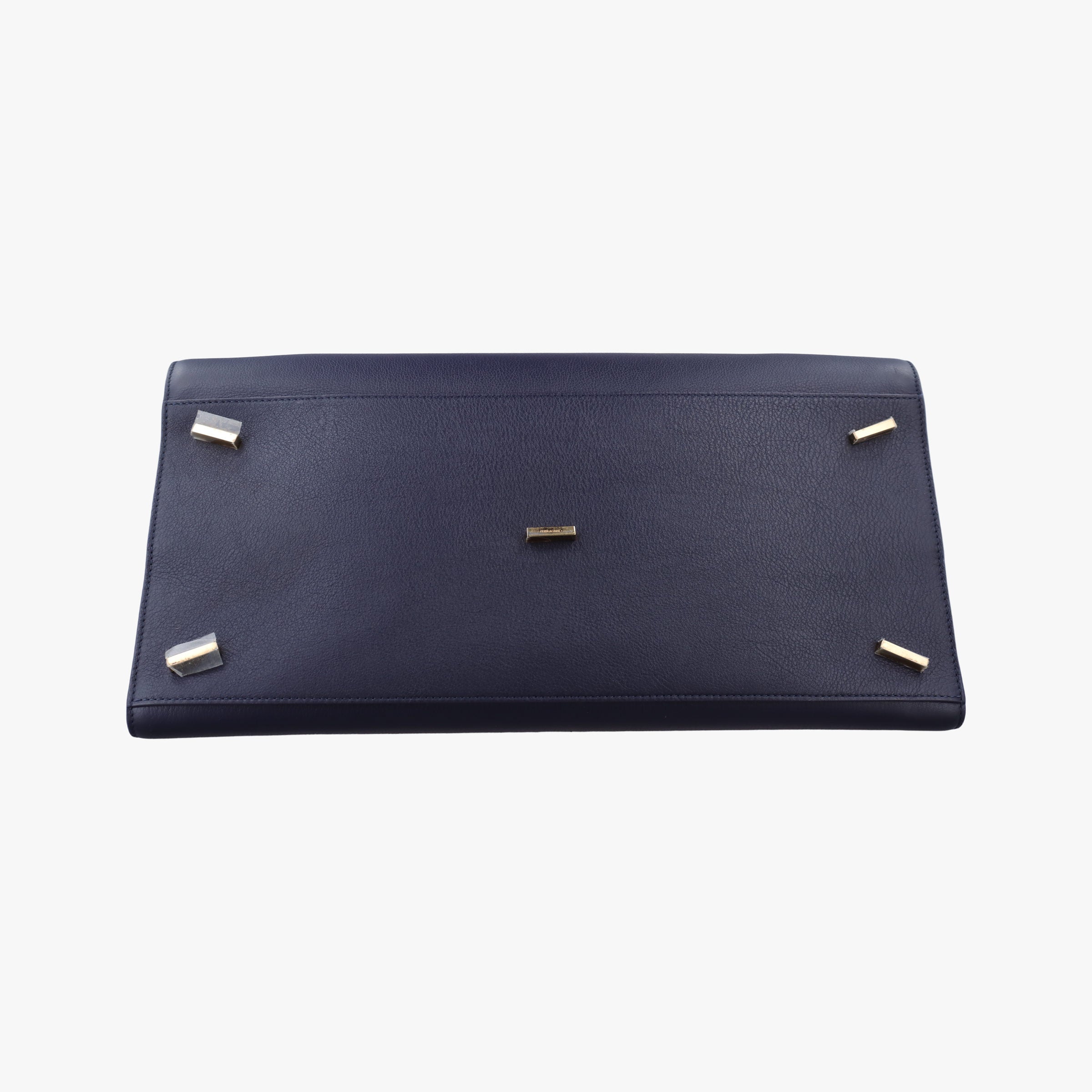 Pre-owned Ferragamo hug Navy leather  shoulderbag | stylenewstar