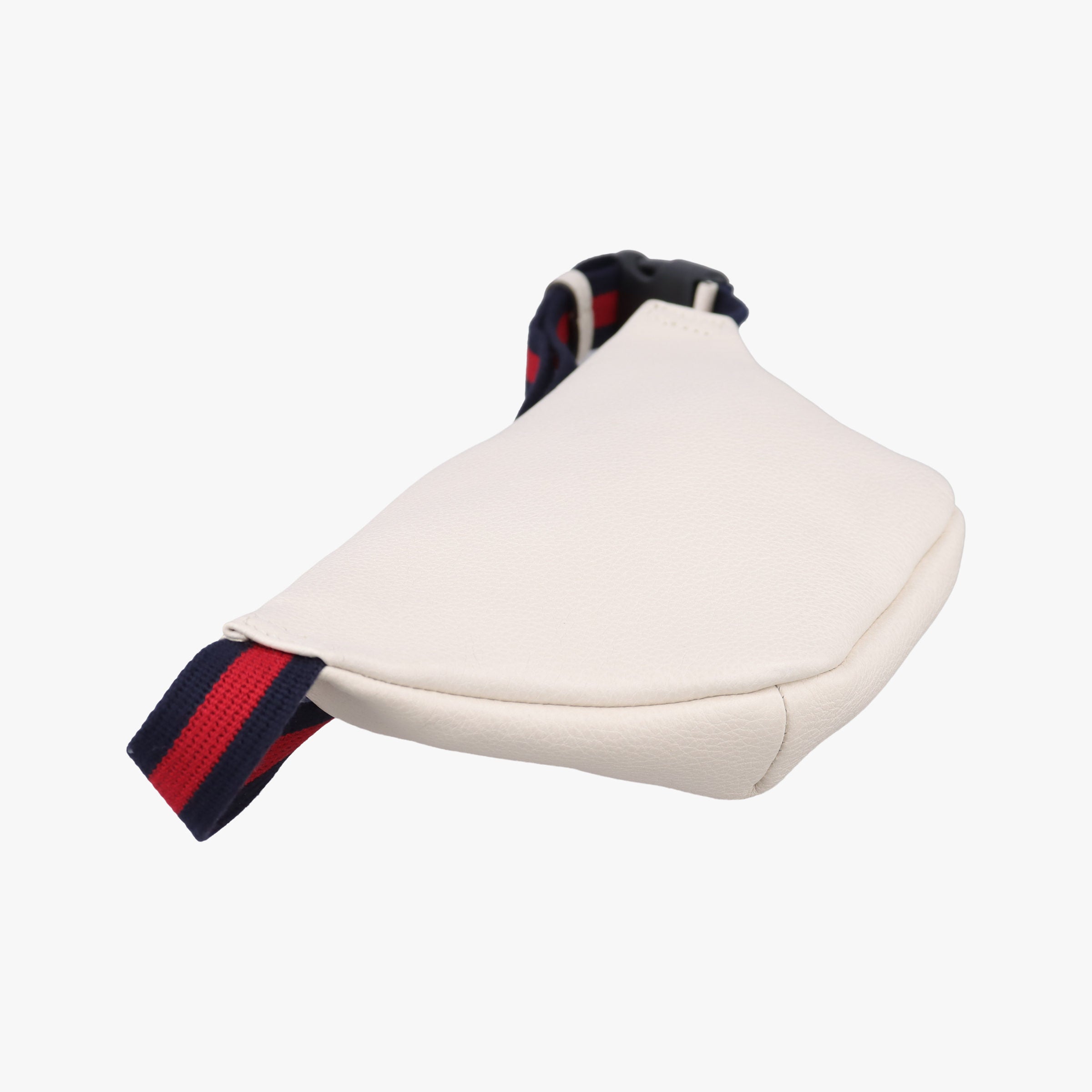 Pre-owned Gucci Print White Leather 527792 bum bag/waist bag | stylenewstar