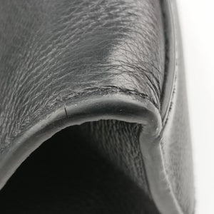 Pre-owned Prada Vitello Phenix Black Leather  shoulderbag | stylenewstar