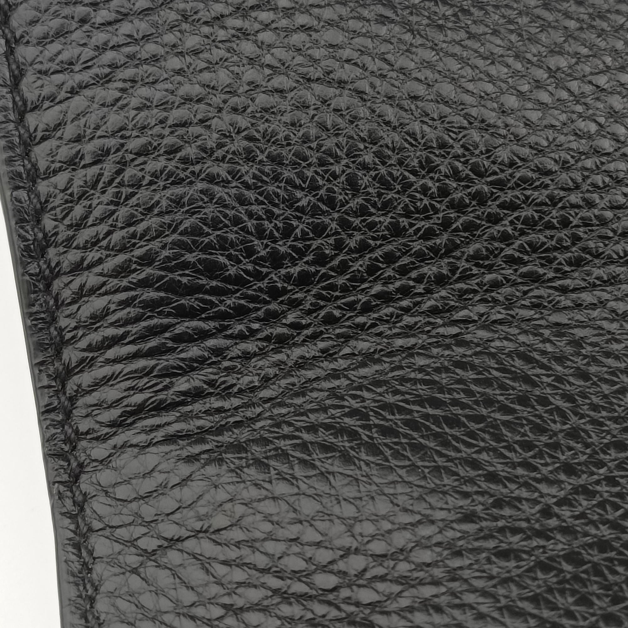 Pre-owned Prada Vitello Phenix Black Leather  shoulderbag | stylenewstar