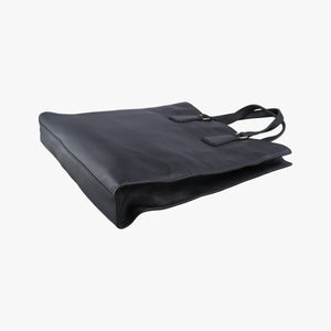 Pre-owned Prada Vitello Phenix Black Leather  shoulderbag | stylenewstar