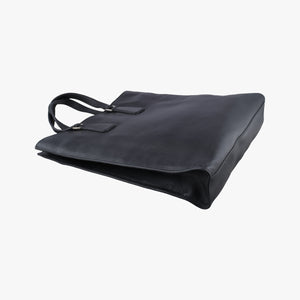 Pre-owned Prada Vitello Phenix Black Leather  shoulderbag | stylenewstar