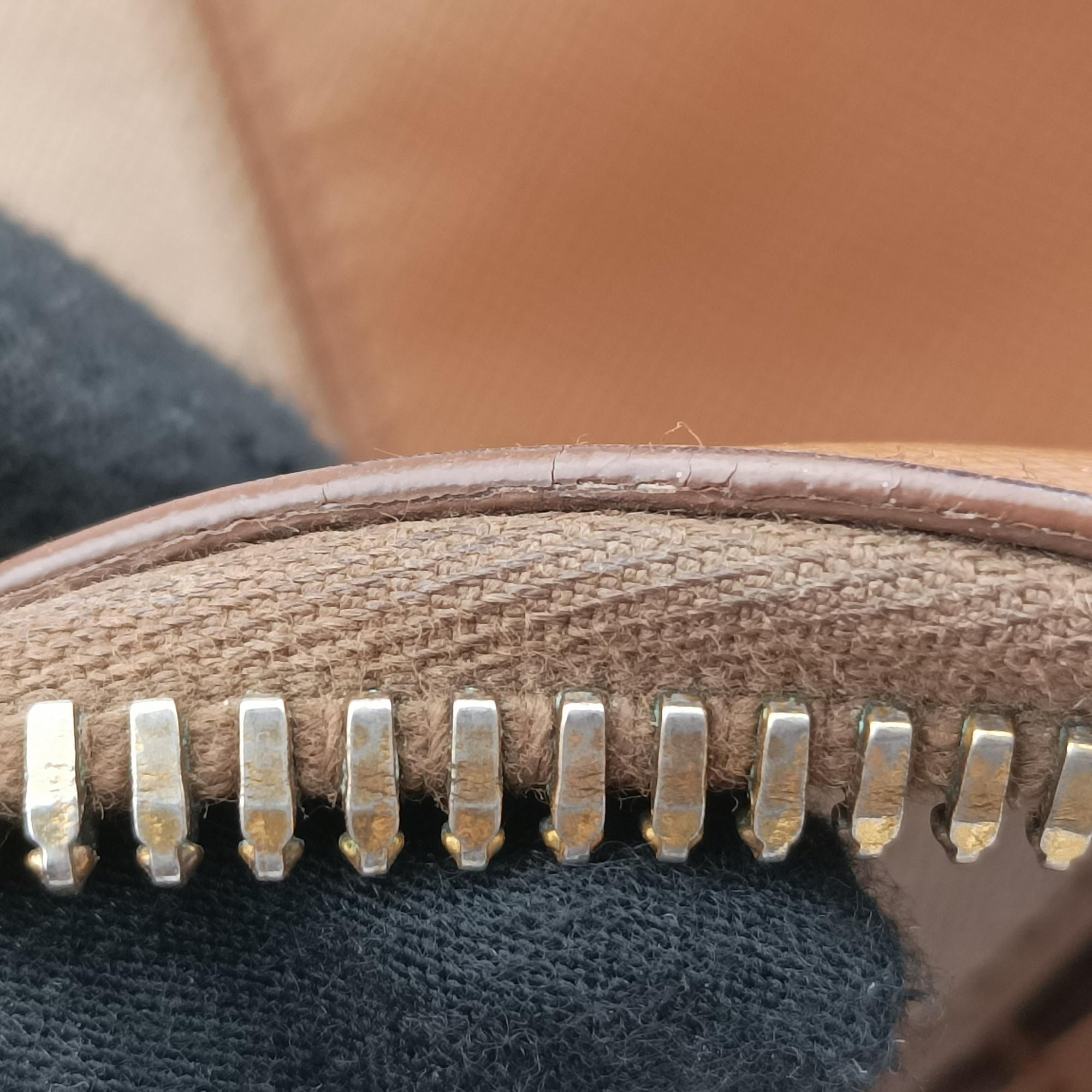 Secondhand Prada Promenade Brown×Beige SAFFIANO Leather BL0837 handbag | stylenewstar