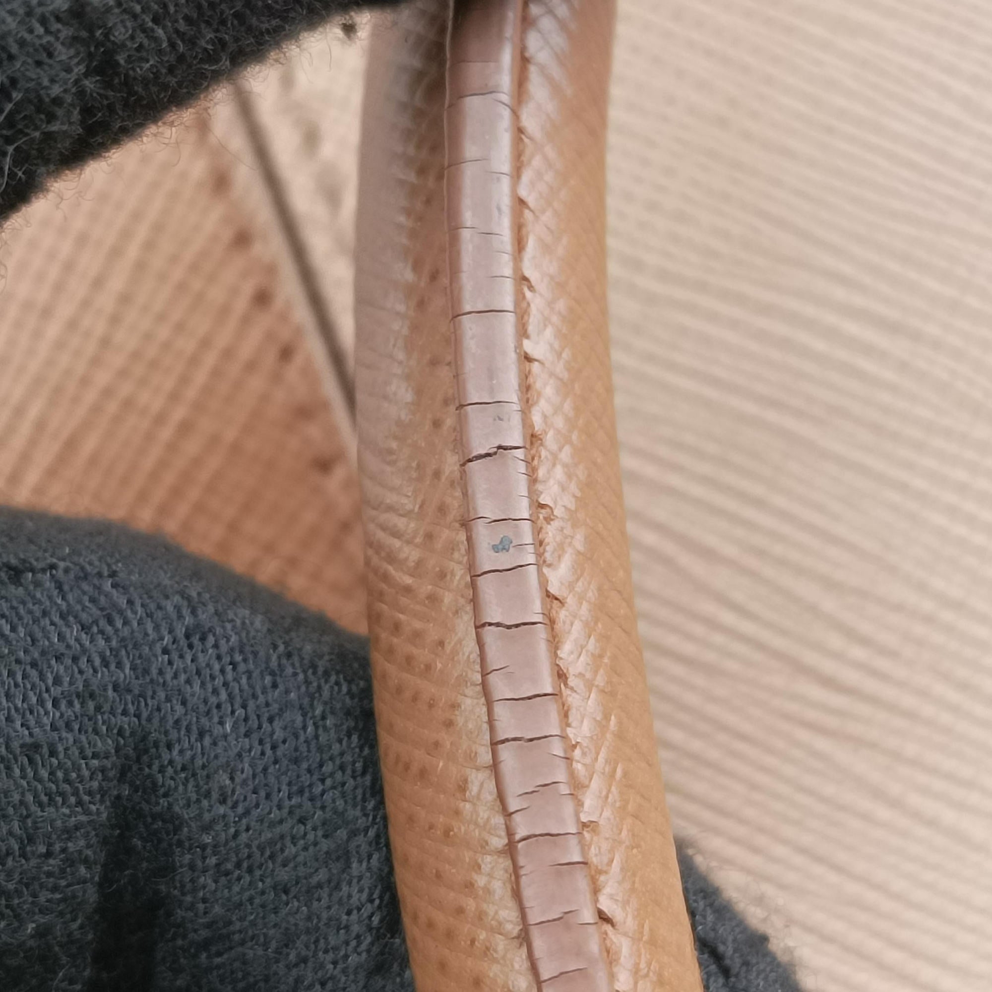 Secondhand Prada Promenade Brown×Beige SAFFIANO Leather BL0837 handbag | stylenewstar