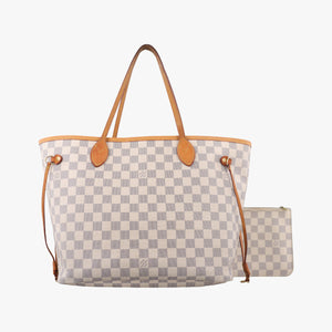 Vintage Louis Vuitton Neverfull MM Azur Damier Canvas N51107 shoulderbag | stylenewstar