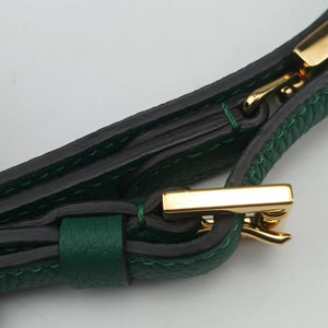 Pre-owned Moynat Legenne PM Green leather  shoulderbag | stylenewstar
