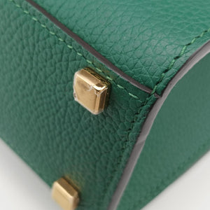 Pre-owned Moynat Legenne PM Green leather  shoulderbag | stylenewstar
