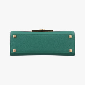 Pre-owned Moynat Legenne PM Green leather  shoulderbag | stylenewstar
