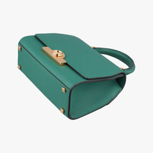 Pre-owned Moynat Legenne PM Green leather  shoulderbag | stylenewstar