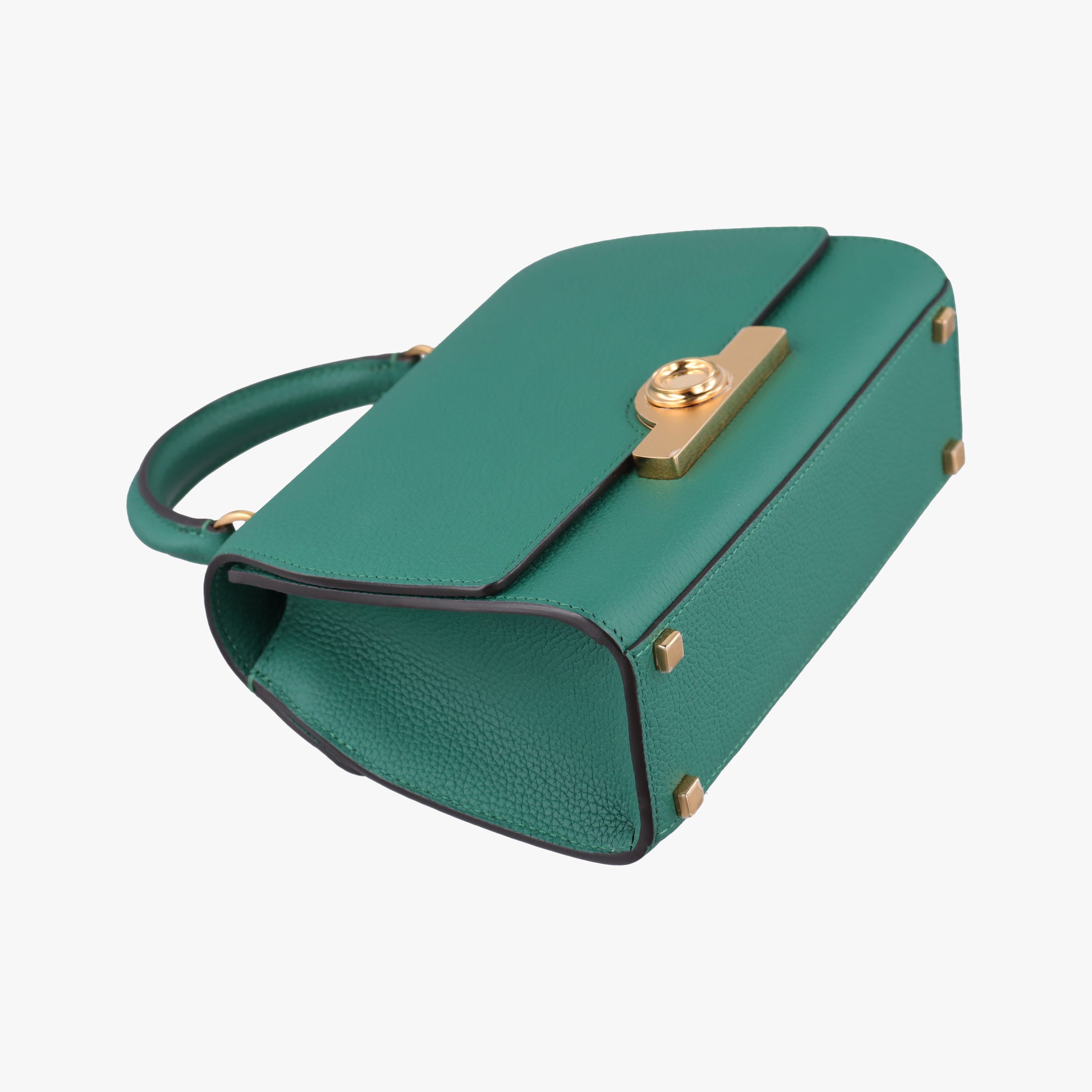Pre-owned Moynat Legenne PM Green leather  shoulderbag | stylenewstar