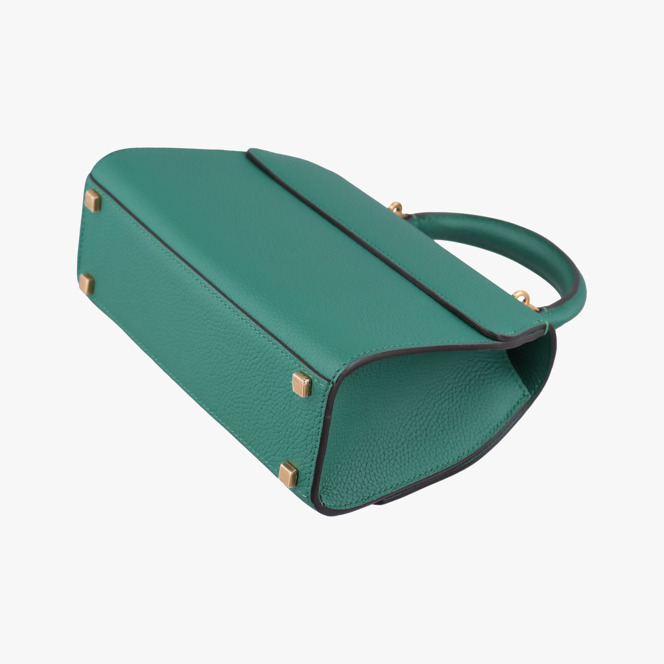 Pre-owned Moynat Legenne PM Green leather  shoulderbag | stylenewstar