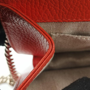 Pre-owned Gucci Interlocking G Orange Leather 510304 shoulderbag | stylenewstar