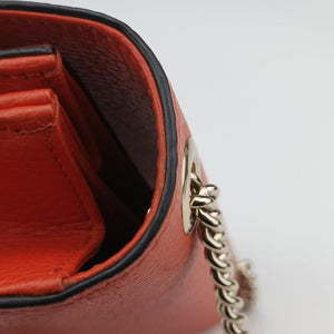 Pre-owned Gucci Interlocking G Orange Leather 510304 shoulderbag | stylenewstar