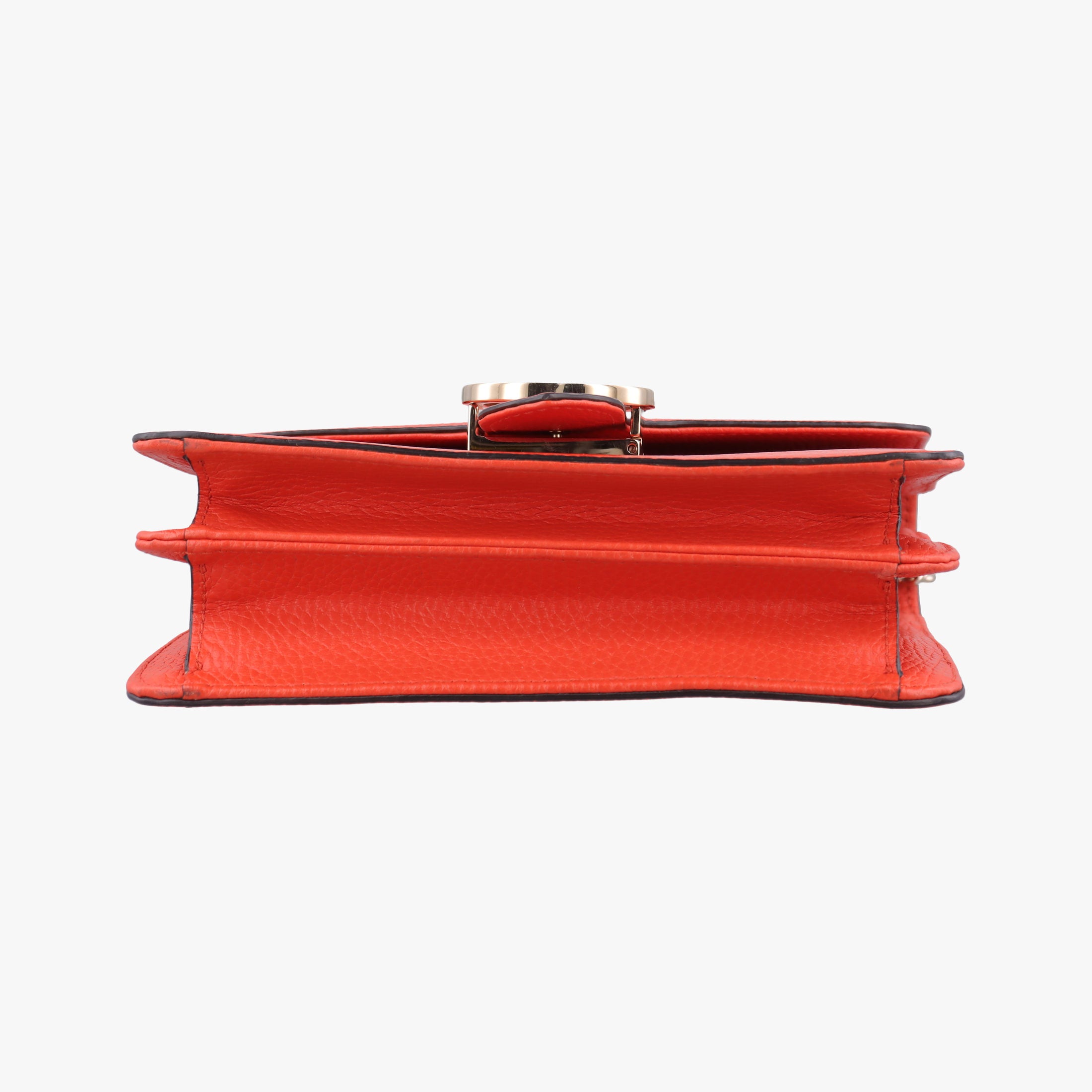 Pre-owned Gucci Interlocking G Orange Leather 510304 shoulderbag | stylenewstar