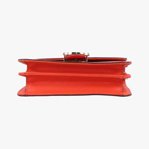 Pre-owned Gucci Interlocking G Orange Leather 510304 shoulderbag | stylenewstar