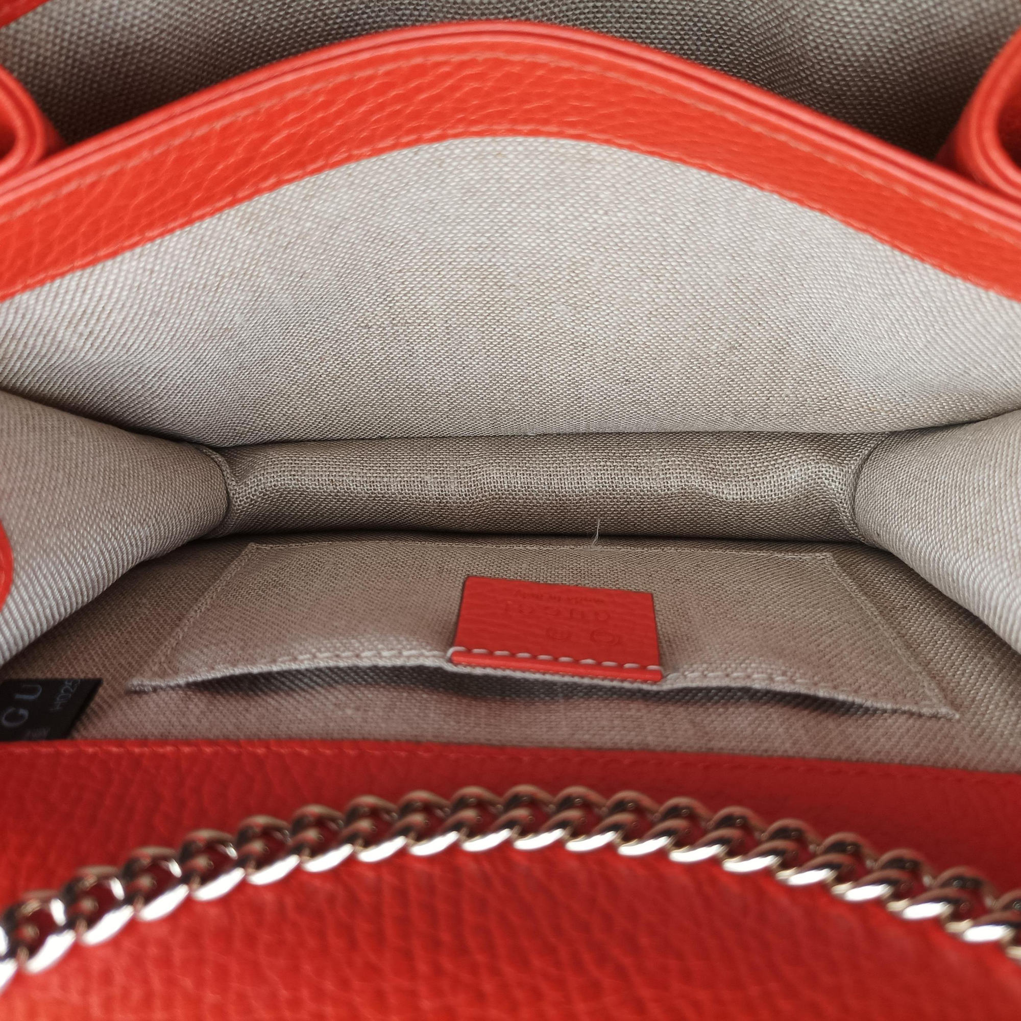 Pre-owned Gucci Interlocking G Orange Leather 510304 shoulderbag | stylenewstar