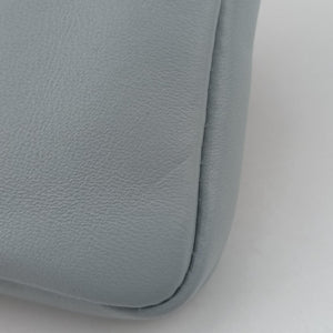 Pre-owned Fendi monster micro Baguette GreyBlue Leather 8M0354 shoulderbag | stylenewstar