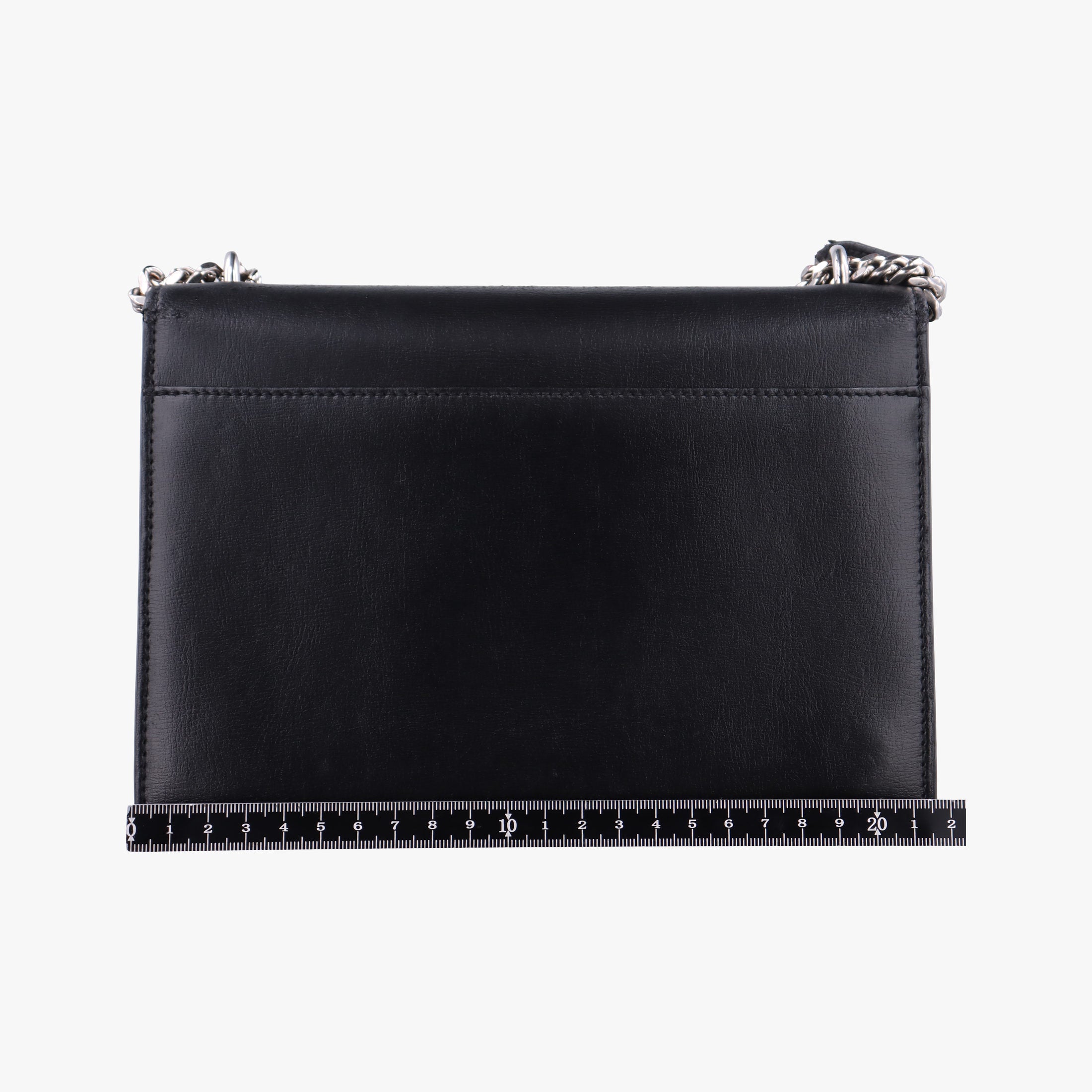 Pre-owned Yves Saint Laurent SUNSET Black Leather 442906 shoulderbag | stylenewstar