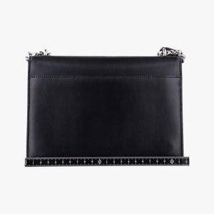 Pre-owned Yves Saint Laurent SUNSET Black Leather 442906 shoulderbag | stylenewstar