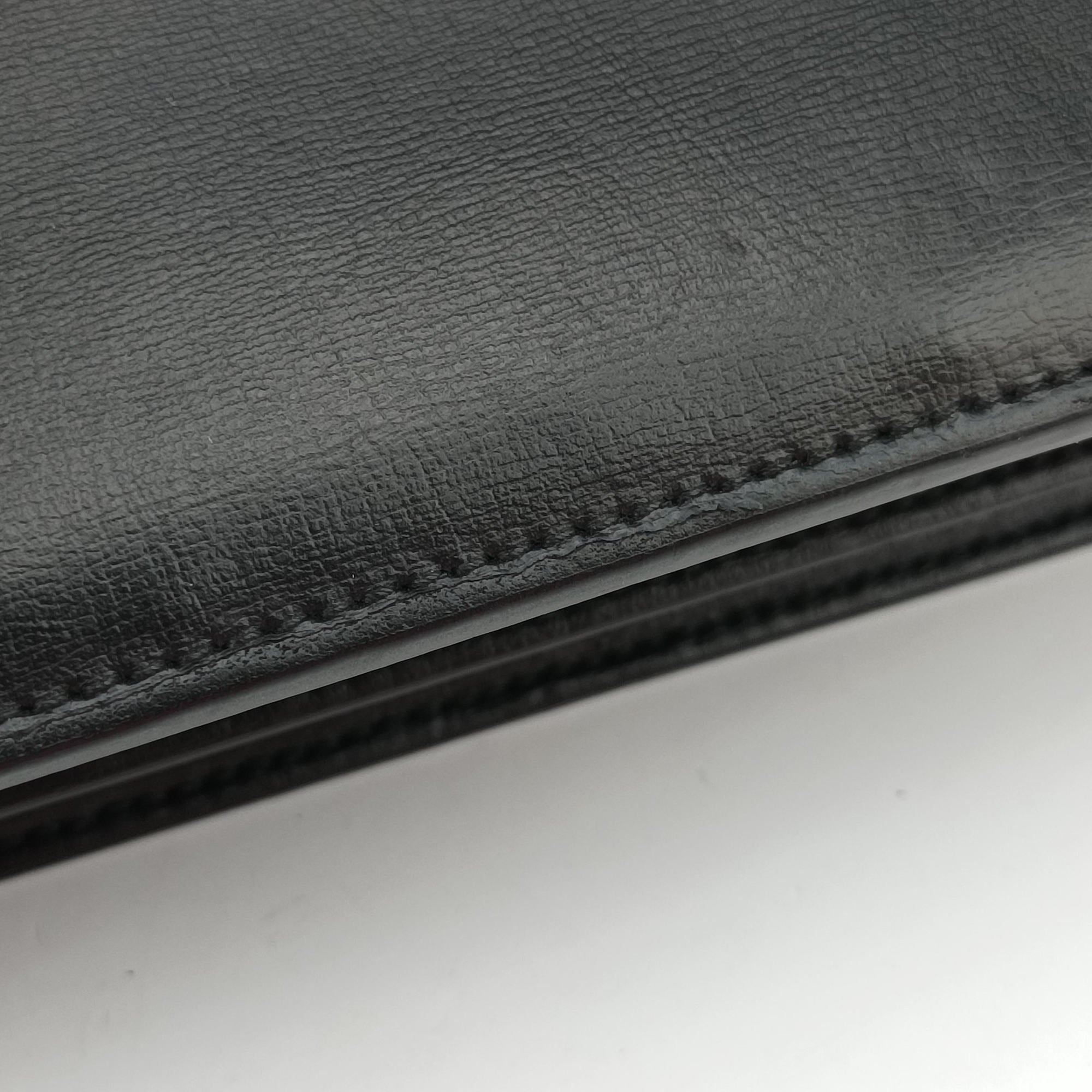 Pre-owned Yves Saint Laurent SUNSET Black Leather 442906 shoulderbag | stylenewstar