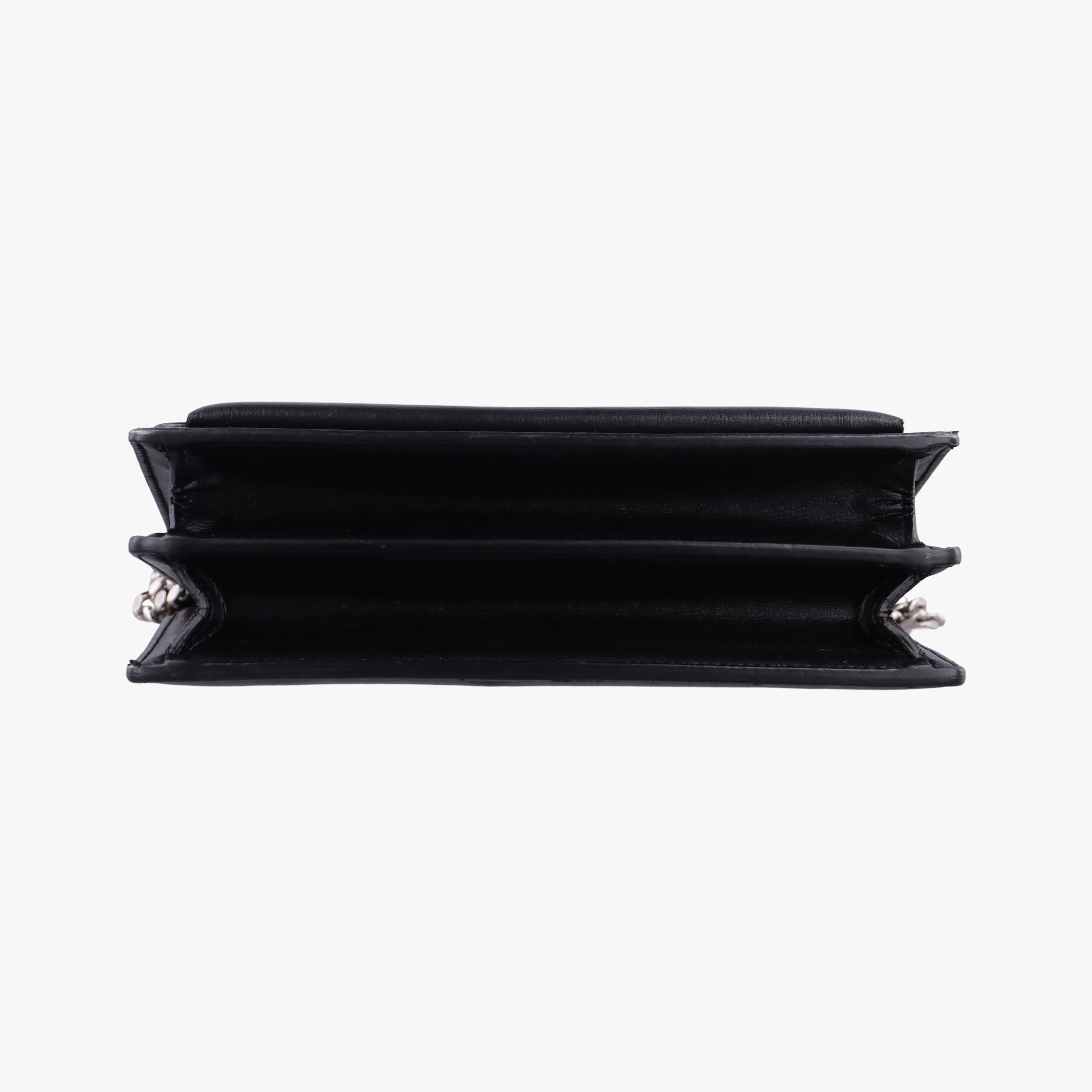 Pre-owned Yves Saint Laurent SUNSET Black Leather 442906 shoulderbag | stylenewstar