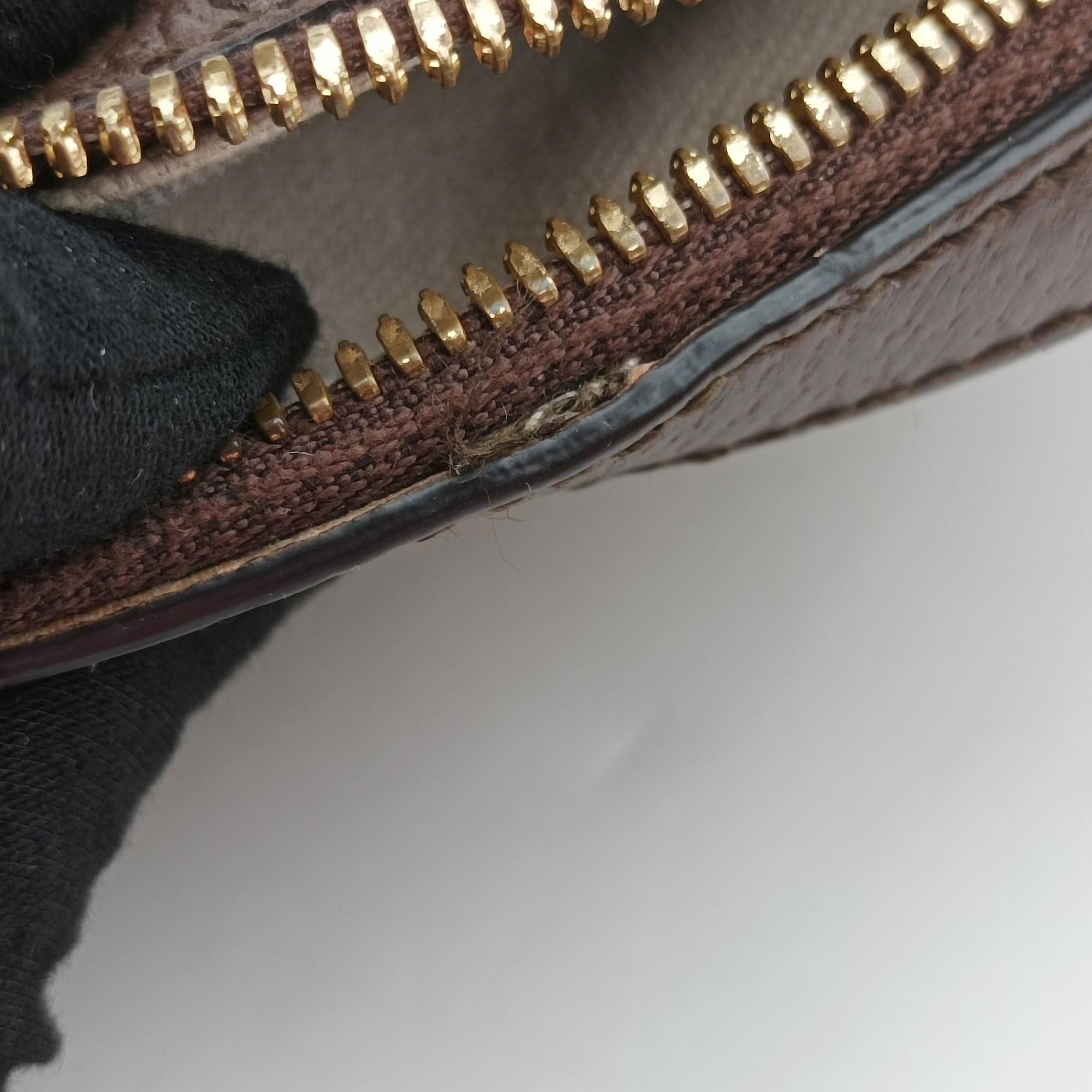 Pre-owned Gucci Jumbo GG Messenger Brown canvas×leather 675891 shoulderbag | stylenewstar